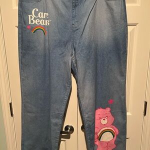 SHEIN x Care Bears Wide Leg Jeans Size 4X NWT